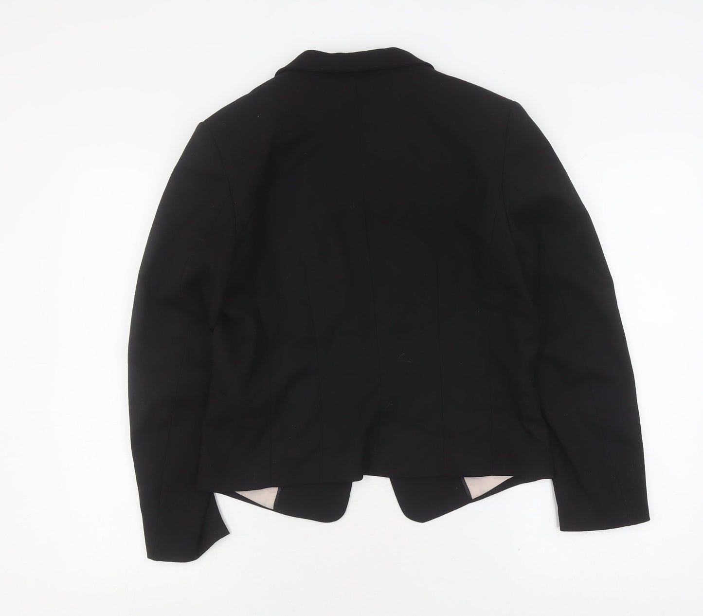 H&M Women's Black Blazer Size 14 Regular Fit