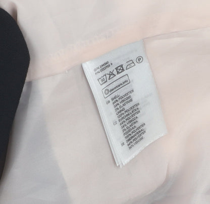 H&M Women's Black Blazer Size 14 Regular Fit