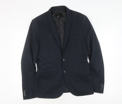 Mens UK Size 38 H&M Regular Blue Suit Jacket