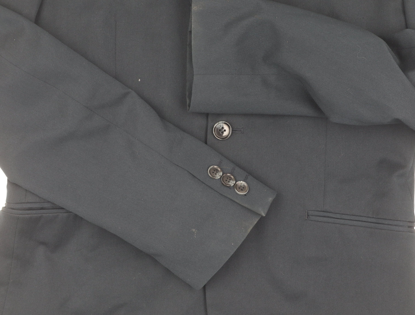 Mens UK Size 38 H&M Regular Blue Suit Jacket