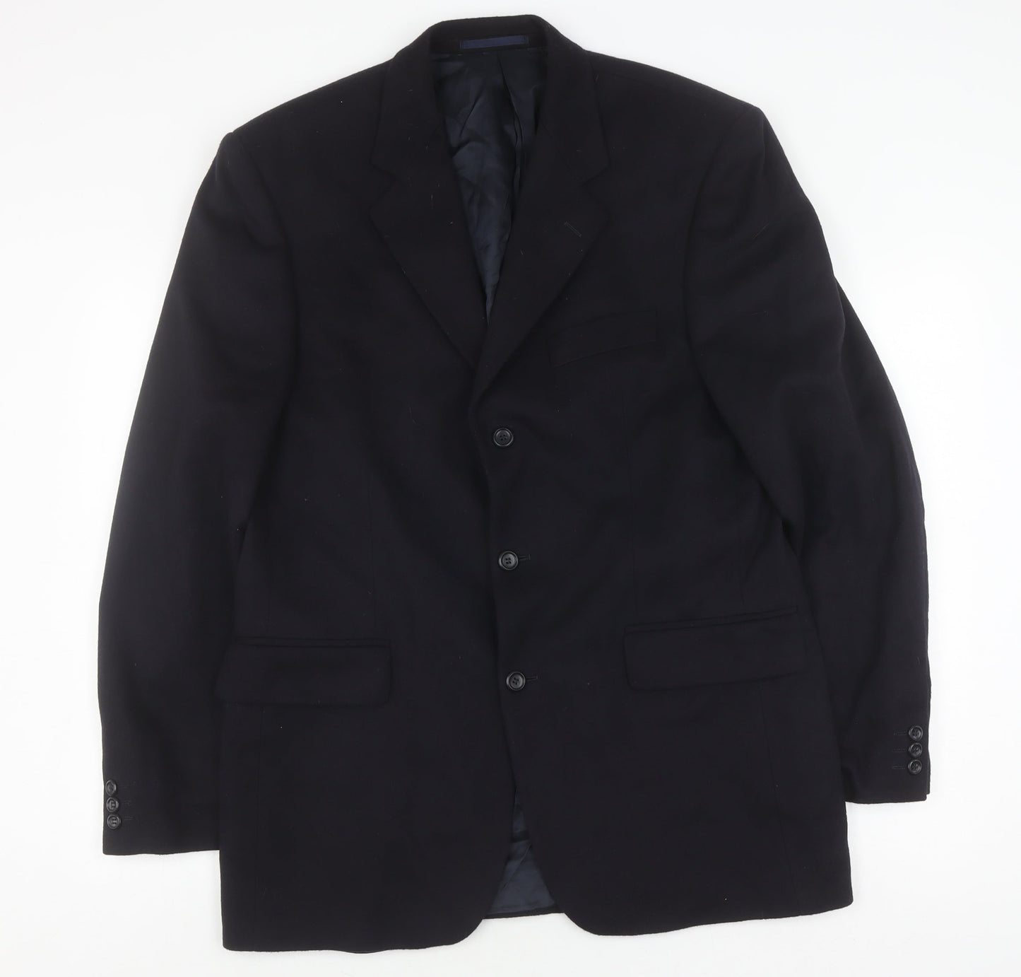 Mens UK Size 42 SCOTT INTERNATIONAL Regular Blue Suit Jacket