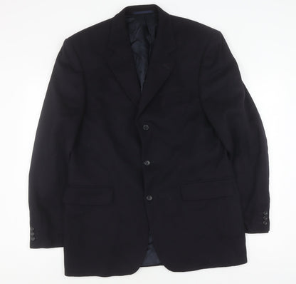 Mens UK Size 42 SCOTT INTERNATIONAL Regular Blue Suit Jacket