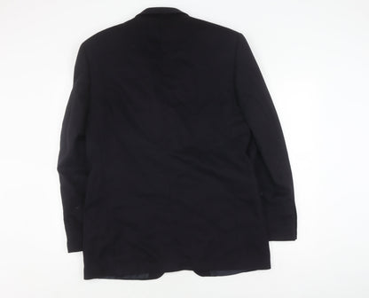 Mens UK Size 42 SCOTT INTERNATIONAL Regular Blue Suit Jacket