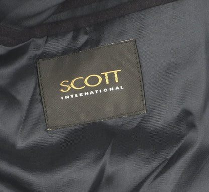 Mens UK Size 42 SCOTT INTERNATIONAL Regular Blue Suit Jacket