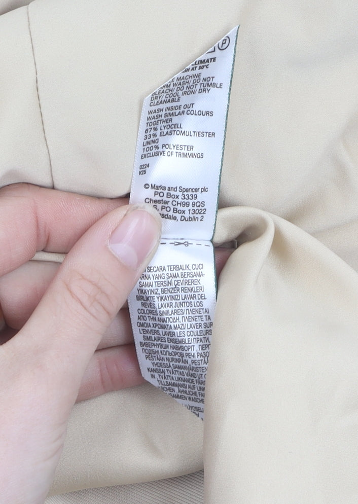 Marks & Spencer Women's Beige Blazer Size 16