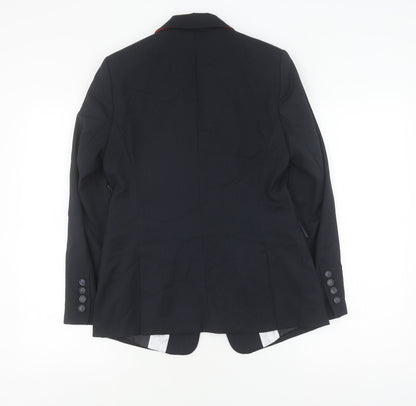 Next Women's Black Pinstripe Blazer Suit Size 12