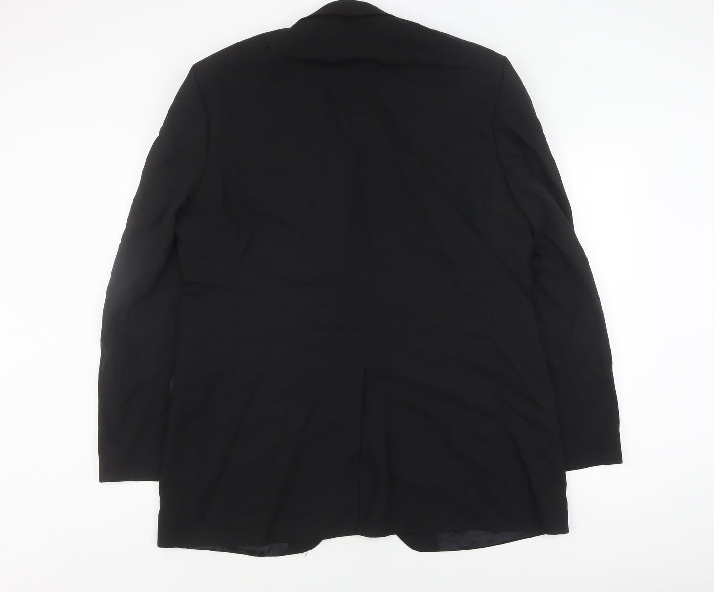 Mens UK Size 44 Jeff Banks Regular Black Suit Jacket