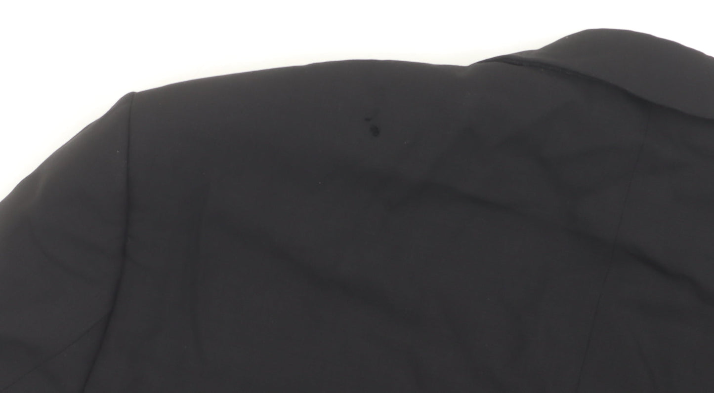 Mens UK Size 44 Jeff Banks Regular Black Suit Jacket