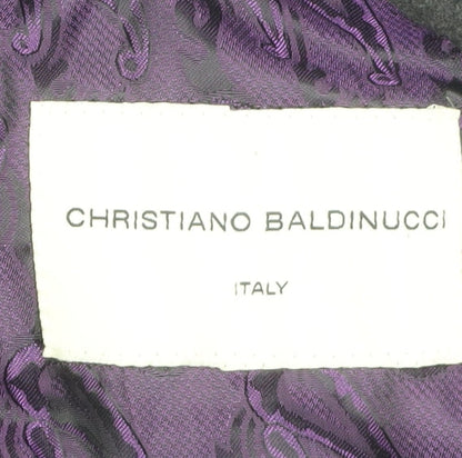 Mens UK Size S Christiano Baldinucci Black 3-in-1 Jacket