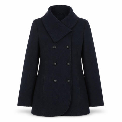 Womens UK Size L Jessica Simpson Blue Pea Coat