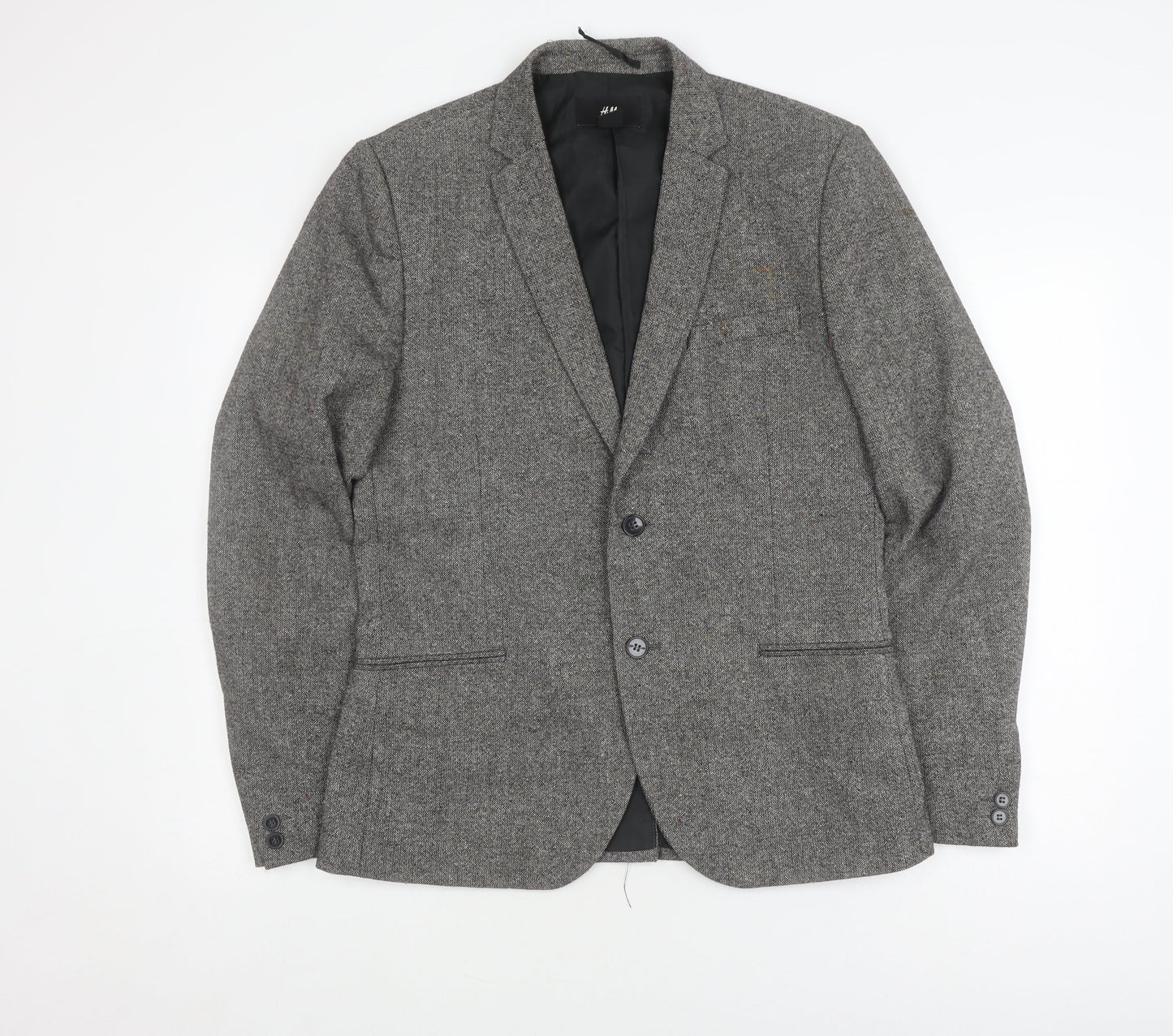 Mens UK Size 42 H&M Regular Grey Suit Jacket