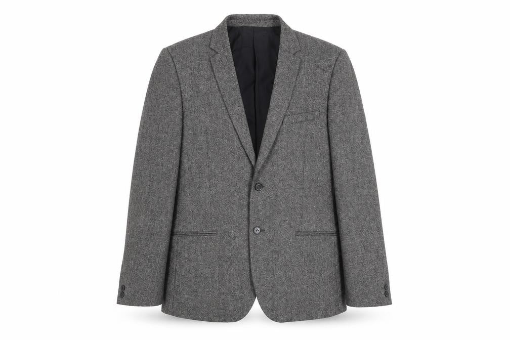 Mens UK Size 42 H&M Regular Grey Suit Jacket