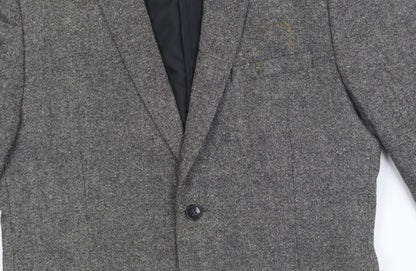 Mens UK Size 42 H&M Regular Grey Suit Jacket