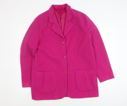 Womens UK Size 14 Plus NEXT Pink Basic Jacket