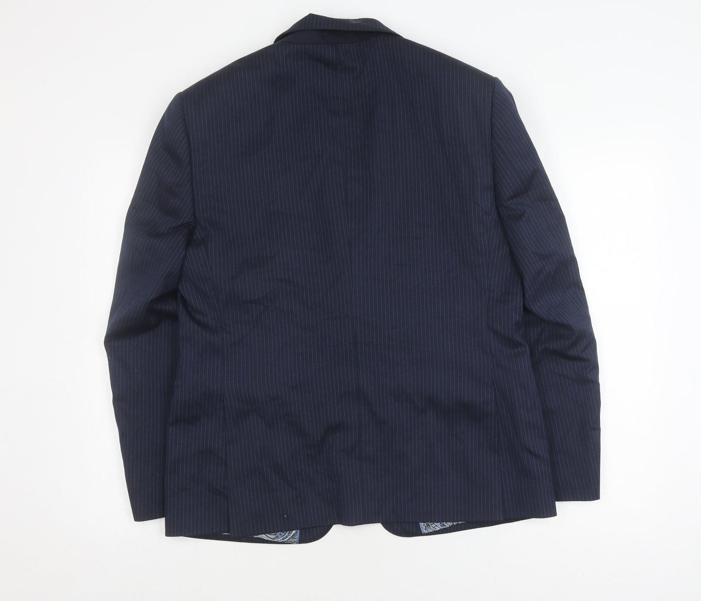 Mens UK Size 40 Marks and Spencer Regular Blue Suit Jacket