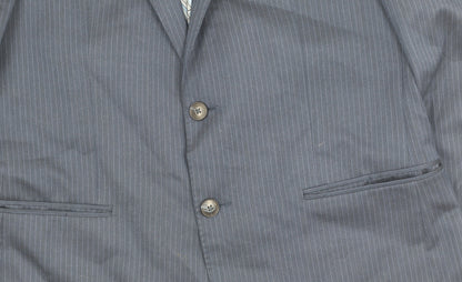 Mens UK Size 40 Marks and Spencer Regular Blue Suit Jacket