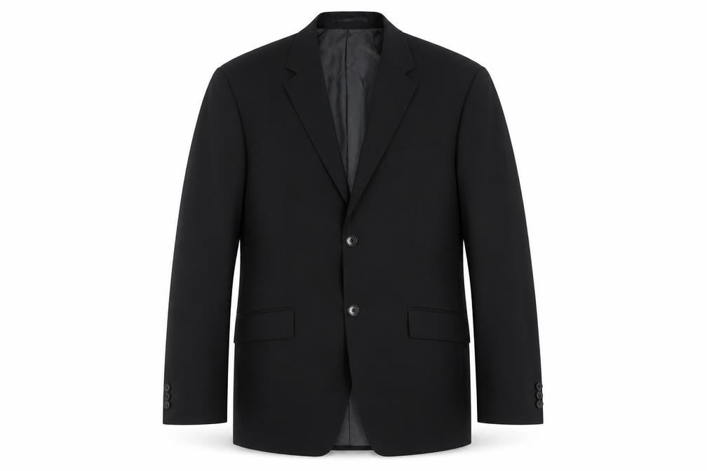 Mens UK Size 40 Jeff Banks Regular Black Suit Jacket