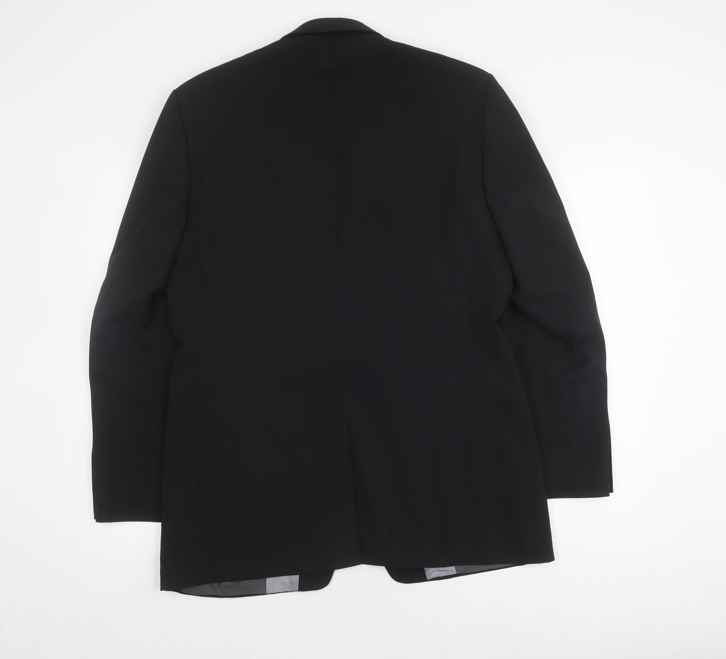 Mens UK Size 40 Jeff Banks Regular Black Suit Jacket
