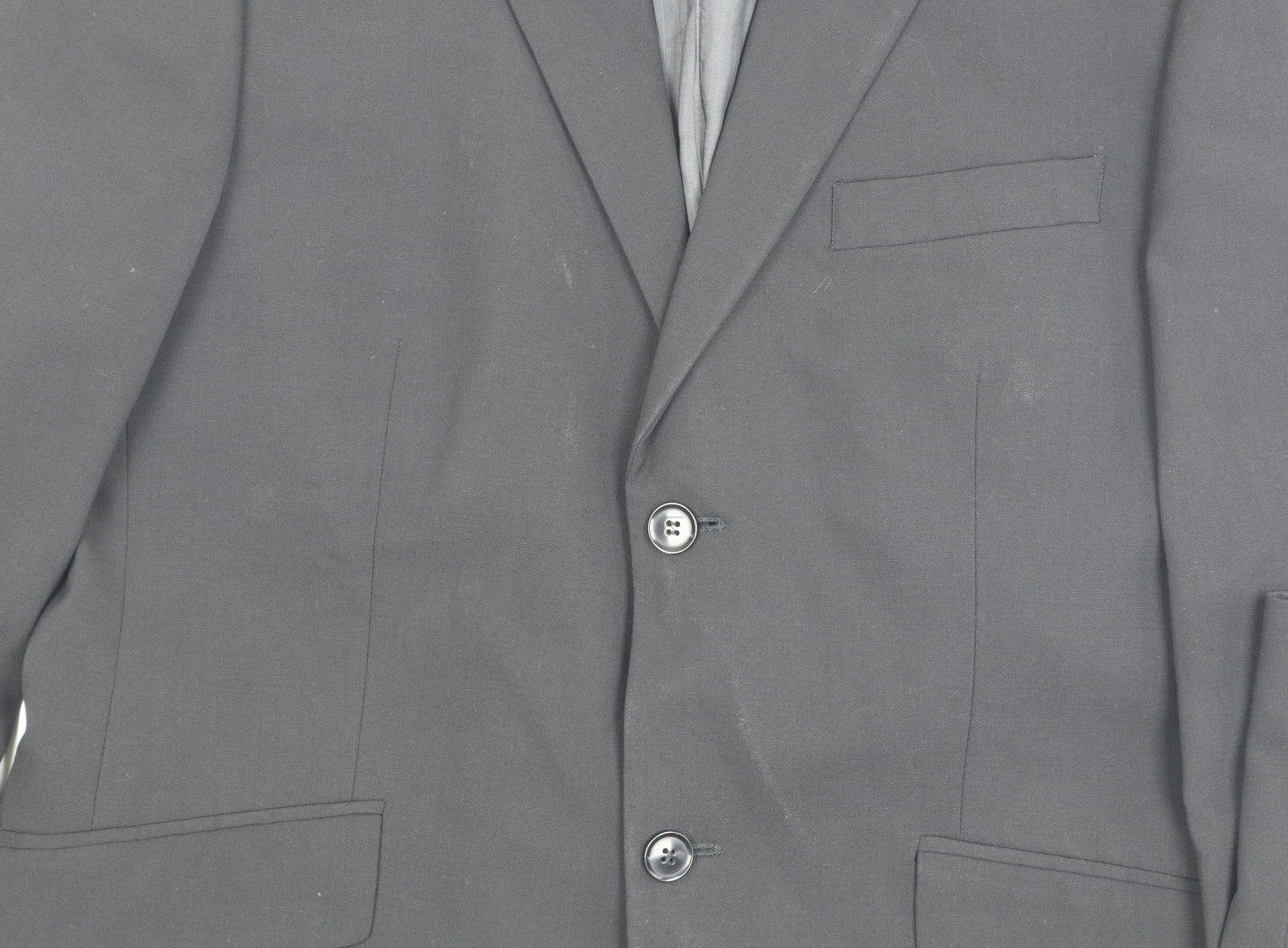Mens UK Size 40 Jeff Banks Regular Black Suit Jacket