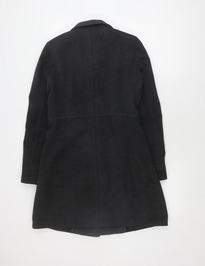 Zara Men's Grey Pea Coat Medium Double-Breasted Winter