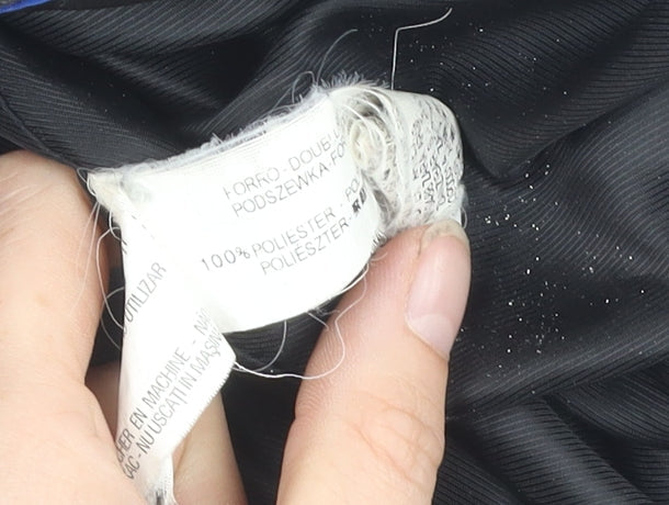 Zara Men's Grey Pea Coat Medium Double-Breasted Winter