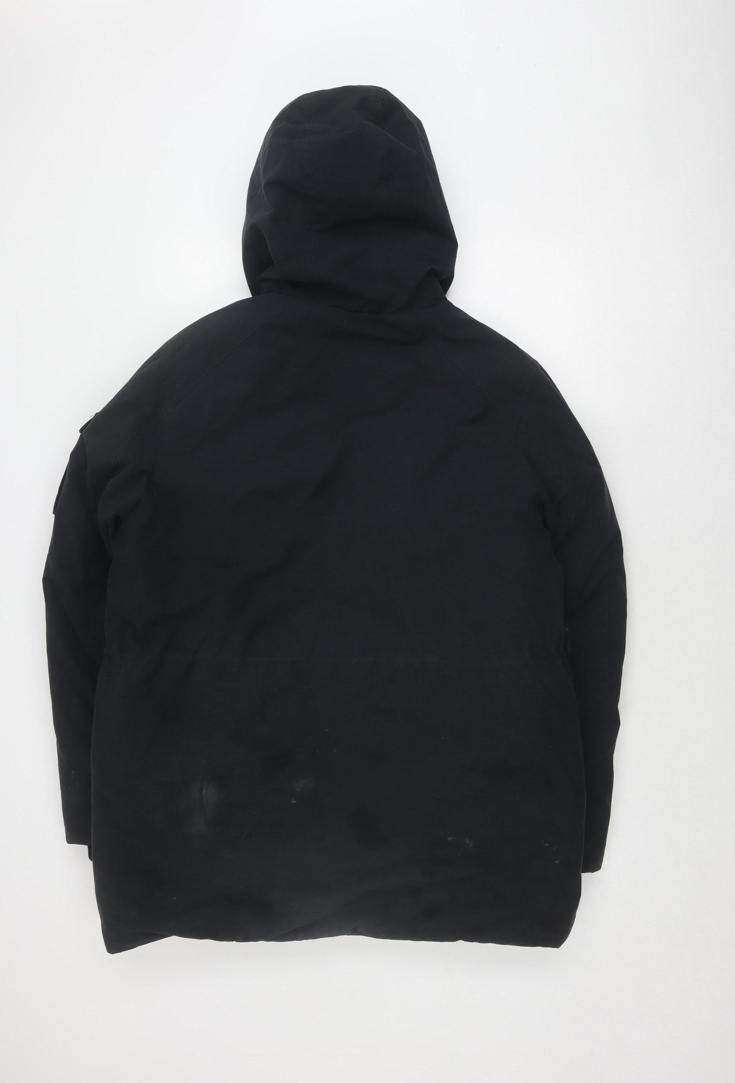 Mens UK Size M NEXT Black Parka Coat
