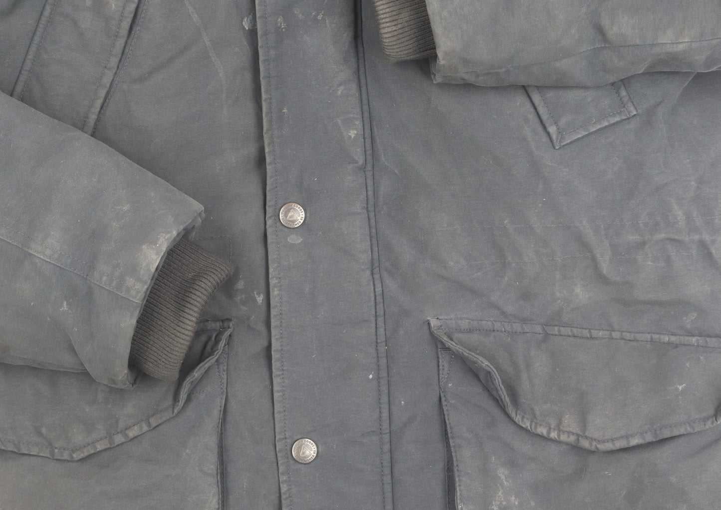 Mens UK Size M NEXT Black Parka Coat