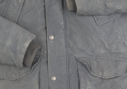Mens UK Size M NEXT Black Parka Coat