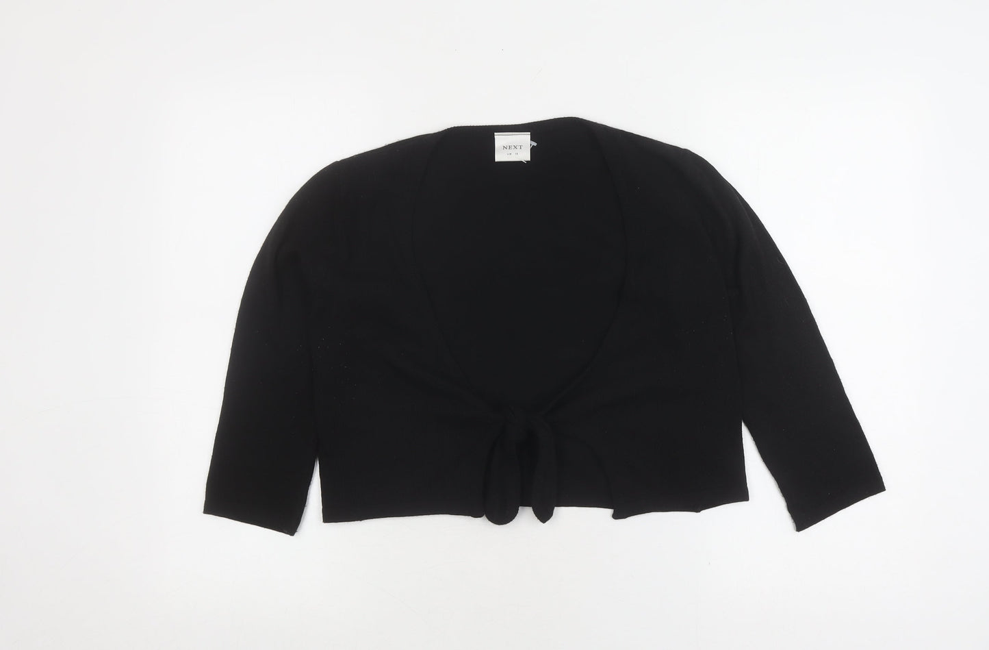 Womens UK Size 12 NEXT Black Cardigan Jumper