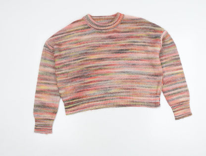 Womens UK Size M Sfera Multicoloured Pullover Jumper
