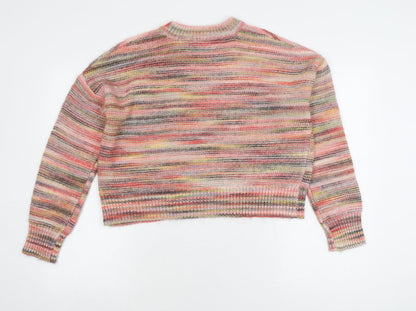 Womens UK Size M Sfera Multicoloured Pullover Jumper