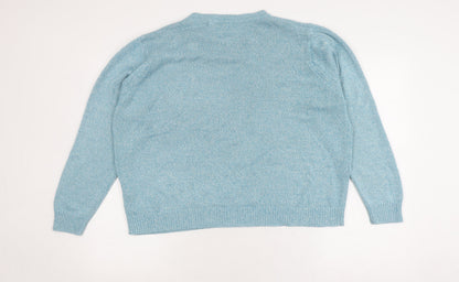 EWM Pure Classics Women's Blue XL Knit Jumper