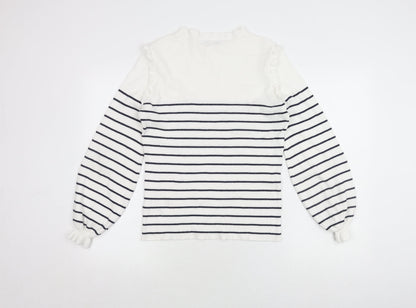 Somerset Women's Striped Jumper Blue White Size 14