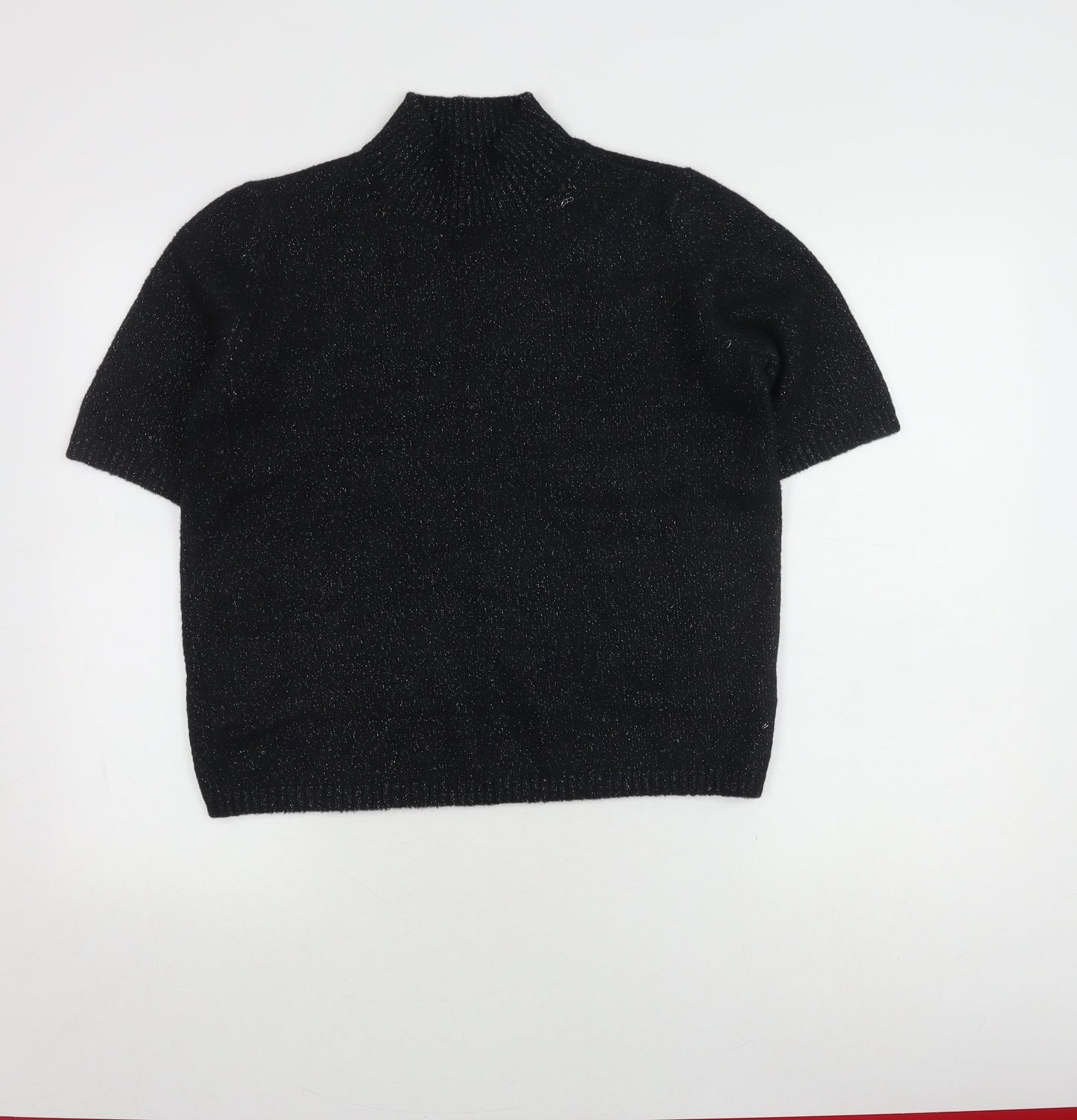 Womens UK Size M Marks and Spencer Black Pullover Jumper