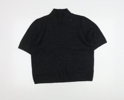 Womens UK Size M Marks and Spencer Black Pullover Jumper
