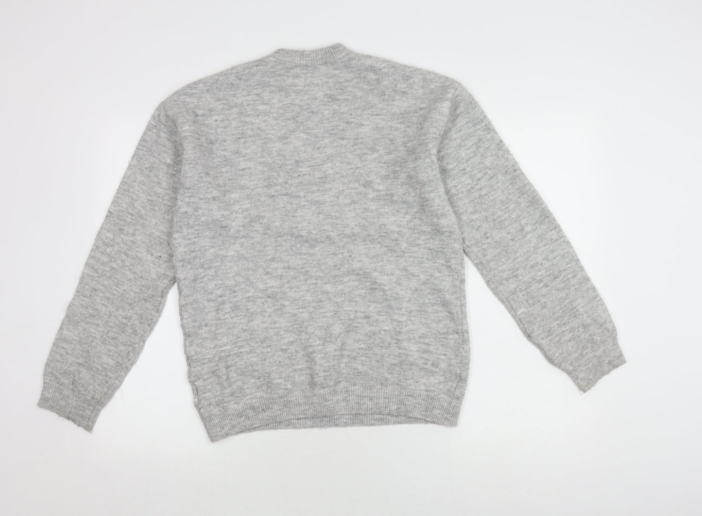 H&M Girls Grey Pullover Jumper, Size 12-13 Years