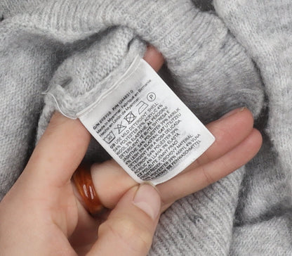H&M Girls Grey Pullover Jumper, Size 12-13 Years