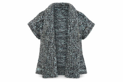 Womens UK Size 12 Maine New England Grey Cardigan Jumper
