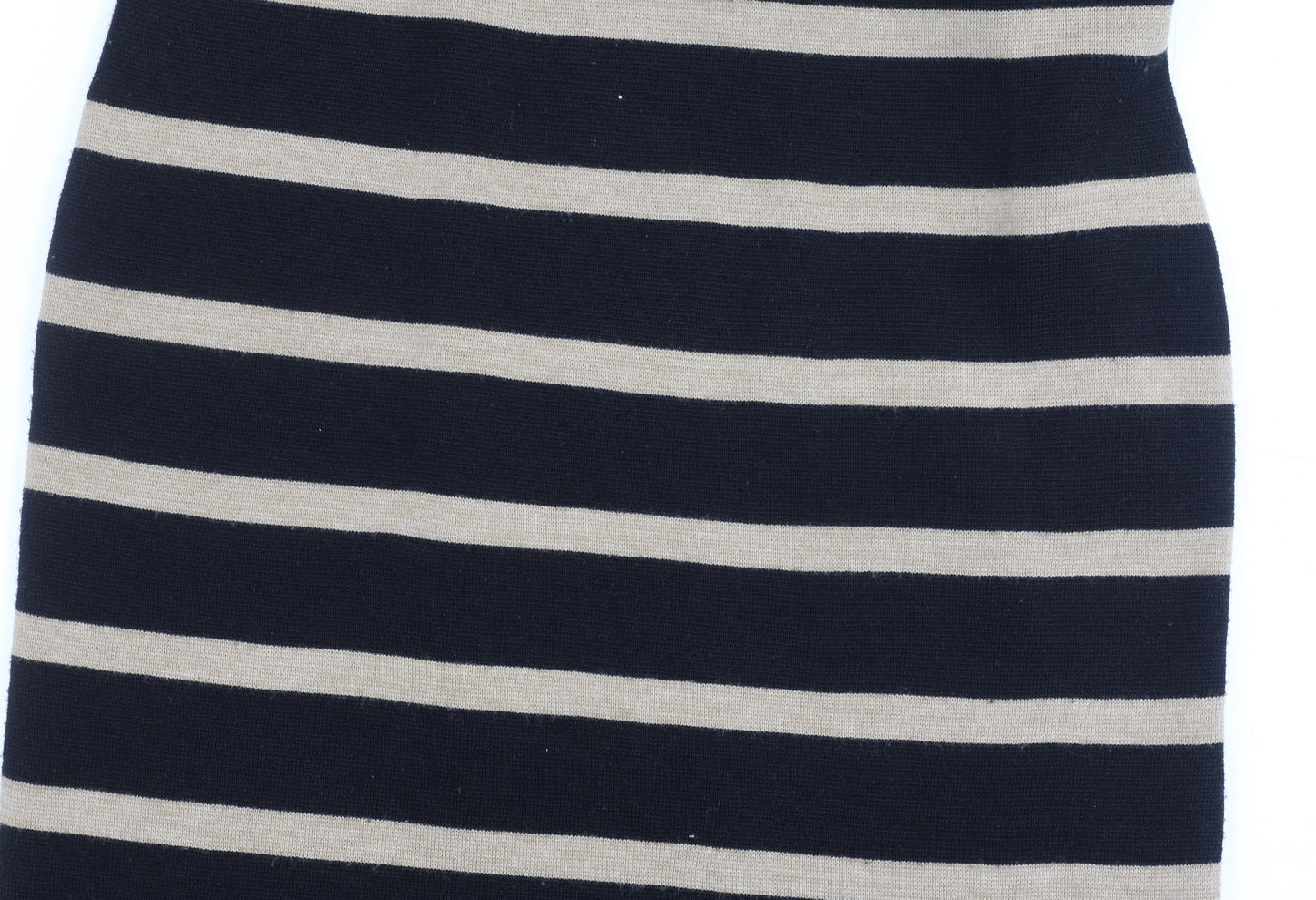 CC Women's Black Striped Sheath Dress M