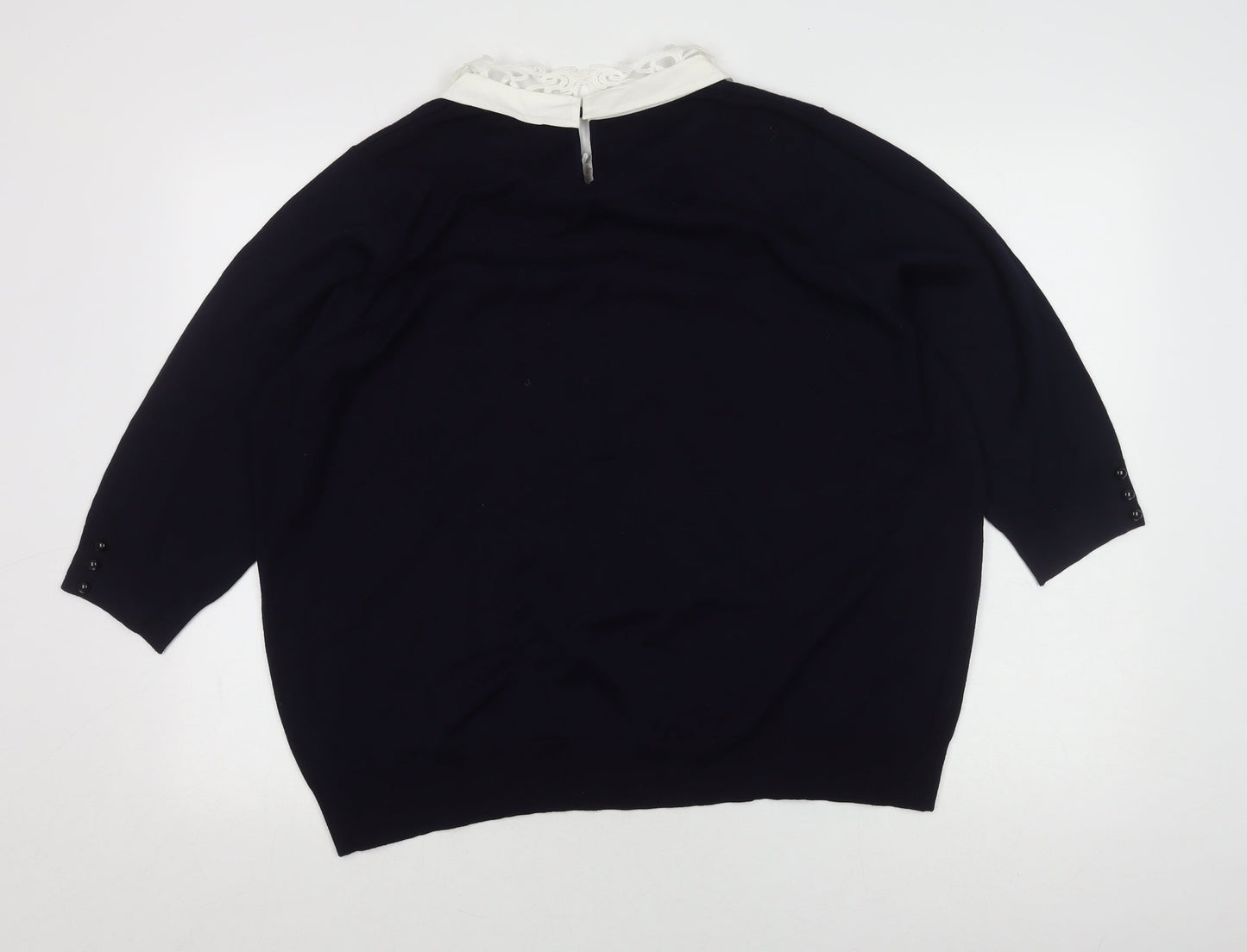 Womens UK Size XL Bonmarché Black Pullover Jumper