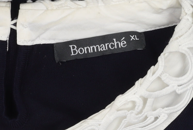 Womens UK Size XL Bonmarché Black Pullover Jumper