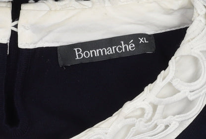 Womens UK Size XL Bonmarché Black Pullover Jumper