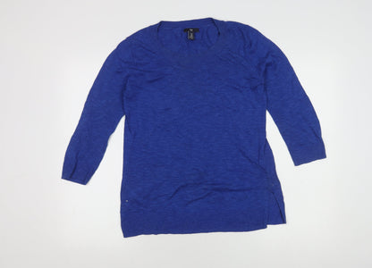 Gap Women's Blue Pullover Jumper XS Long Sleeve
