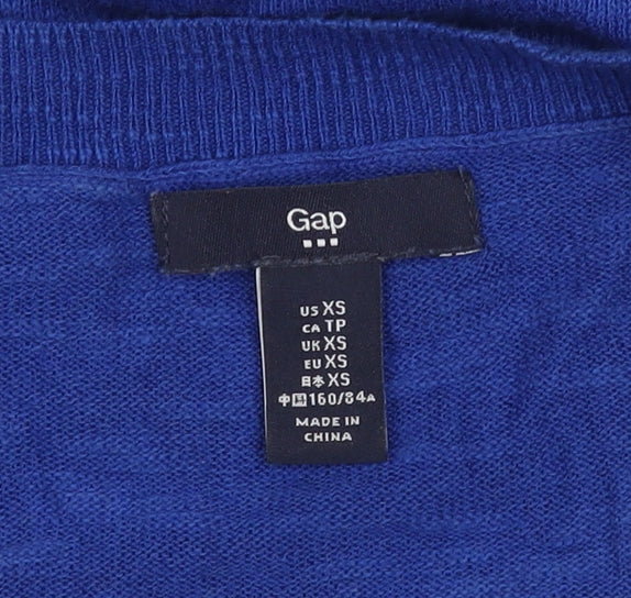 Gap Women's Blue Pullover Jumper XS Long Sleeve