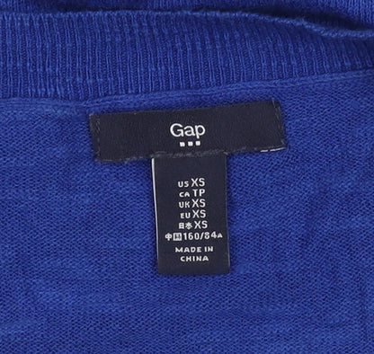 Gap Women's Blue Pullover Jumper XS Long Sleeve