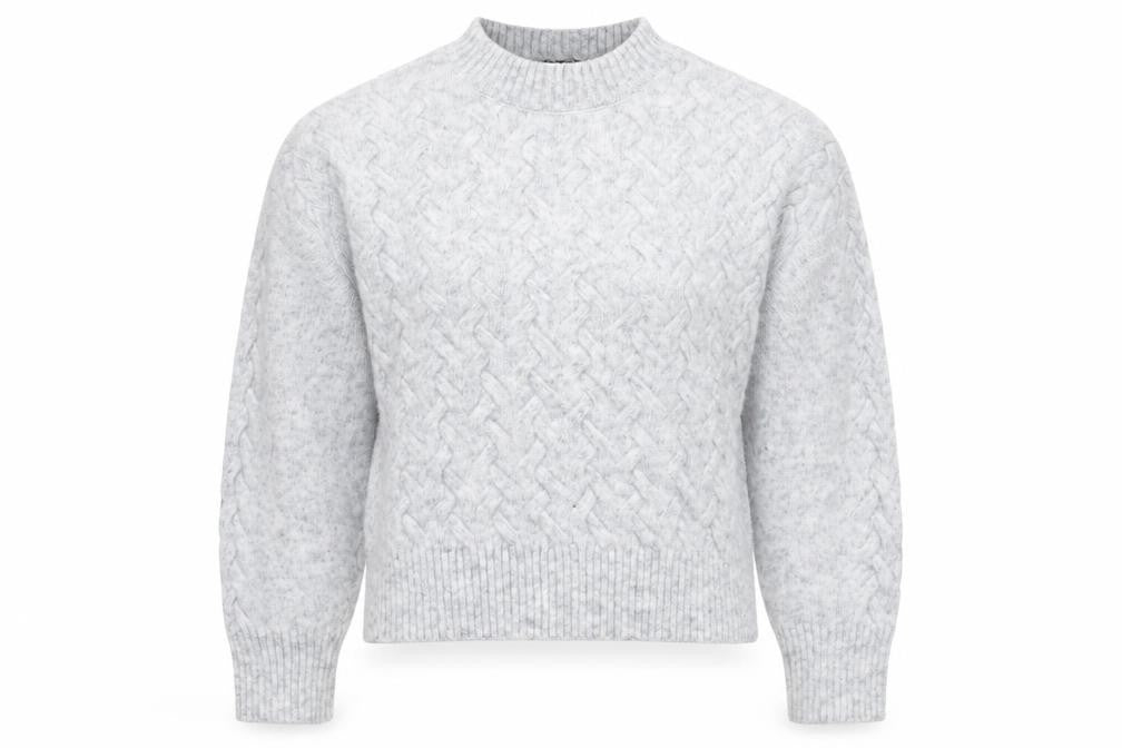 Womens UK Size M New Look Grey Pullover Jumper