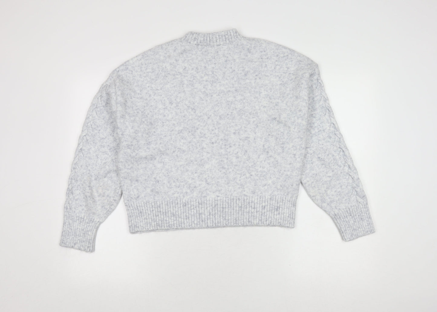 Womens UK Size M New Look Grey Pullover Jumper