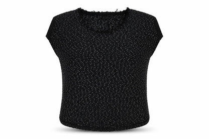 Womens UK Size 12 Mango Black  T-Shirt