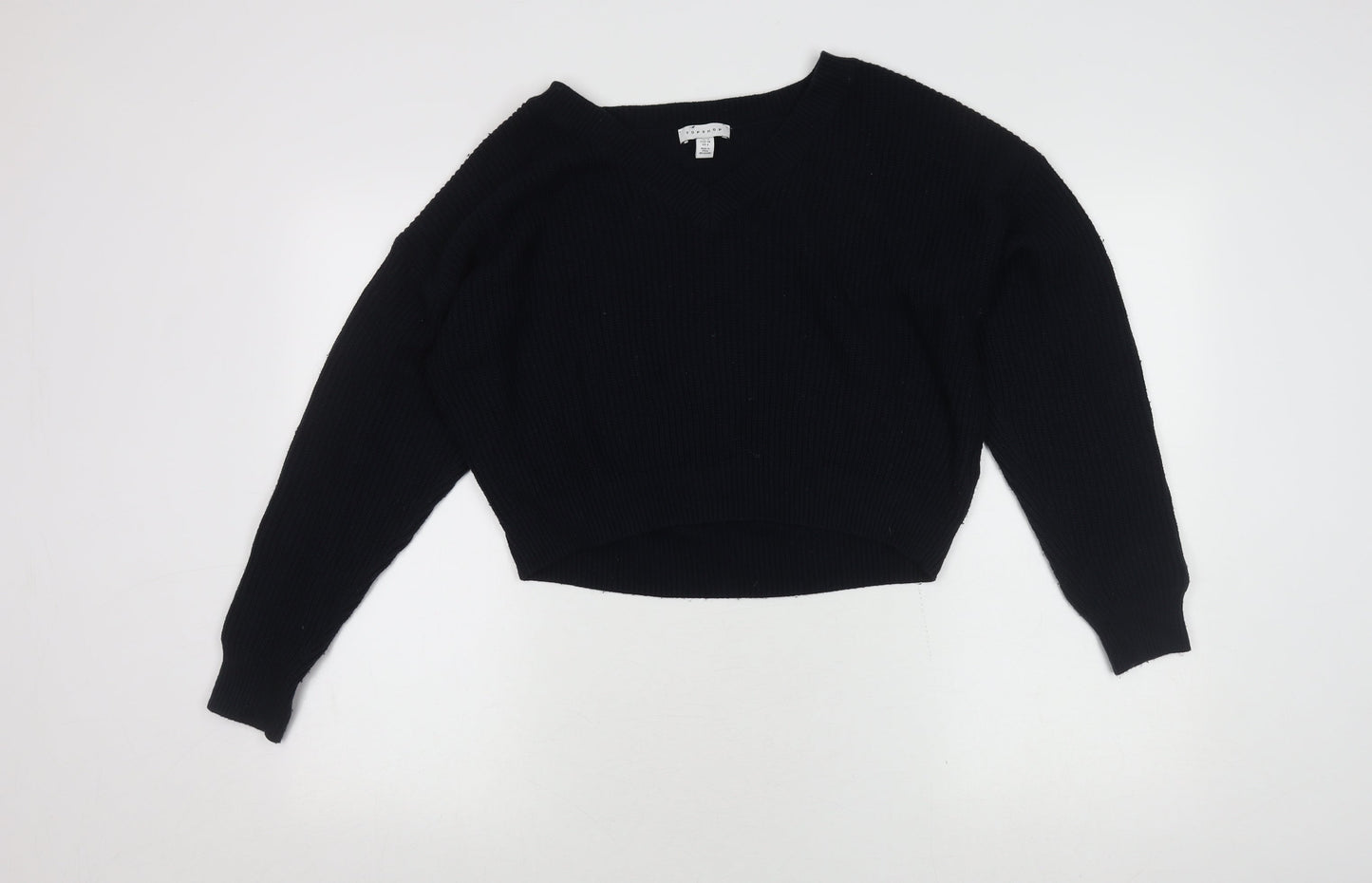 Womens UK Size 10 Topshop Black  Jumper