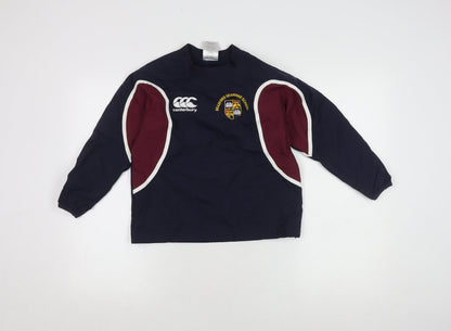 Canterbury Boys Blue Jacket, 8 Years, Colourblock, Nylon Shell